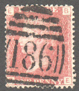 Great Britain Scott 33 Used Plate 146 - BE - Click Image to Close